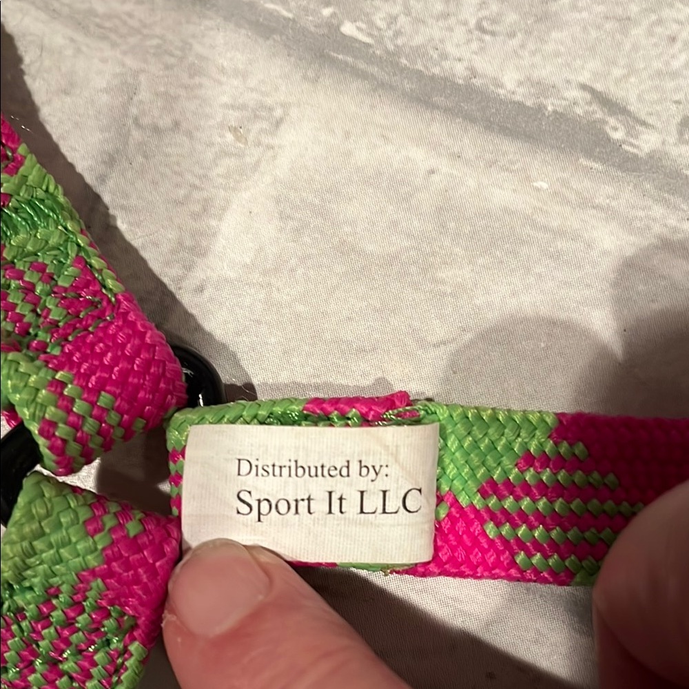 Gooby Pink and Green Dog Harness - Picture 6 of 8